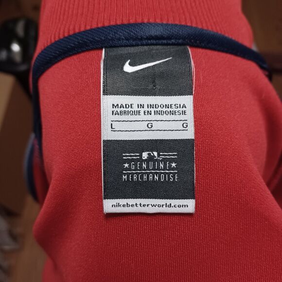 MLB St Louis Cardinals Nike Jacket Women’s Lg Blue/ Red- RUNS SMALL - Picture 8 of 9